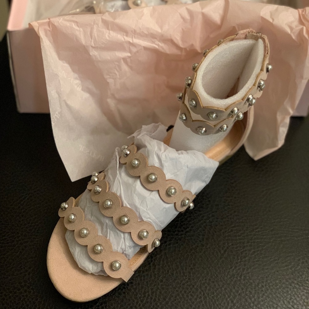 Cute Pink and Pearl Sandals